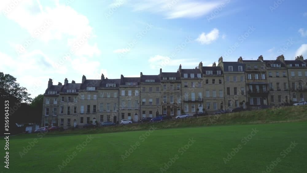 The famous Royal Crescent at Bath Somerset England, United Kingdom The famous Royal Crescent at Bath Somerset England, United Kingdom