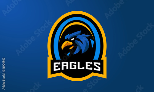 Eagles Shiled Esport Logo - Mascot Logo-04