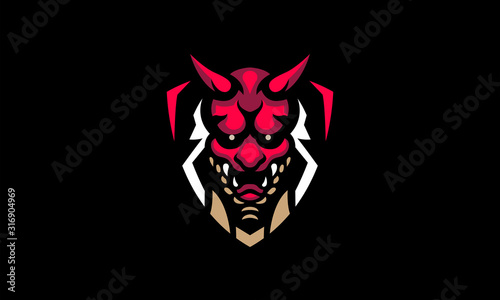 Fiend Esport Logo - Mascot Logo-19