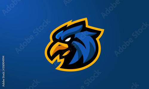 Head Eagles Esport Logo - Mascot Logo-02