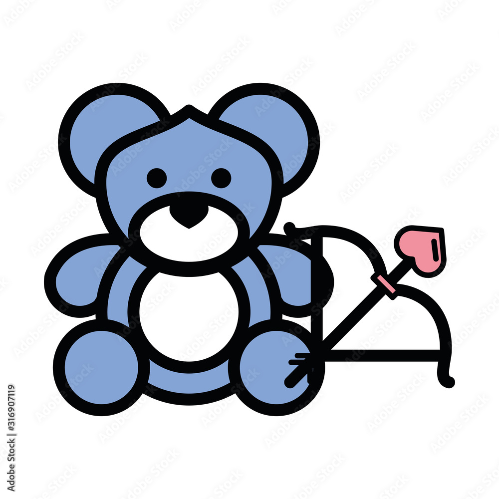 cute bear teddy stuffed character cute bear teddy stuffed character