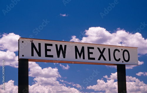Photography Welcome to New Mexico Sign