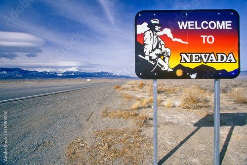 Welcome to Nevada Sign