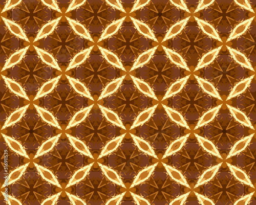 Seamless vector pattern in ornamental style. Geometric desing texture for greeting card and gifts.