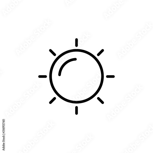 normal mode icon design line style. Perfect for application, web, logo and presentation template