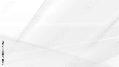 White and grey smooth stripes abstract minimal geometric motion background. Video animation Ultra HD 4K 3840x2160