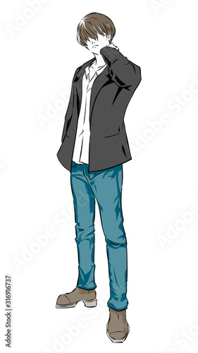 男性のファッション