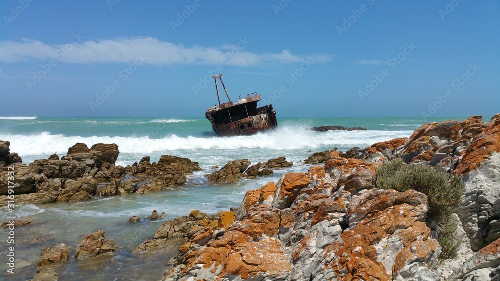 Shipwreck of Cape Agulhas