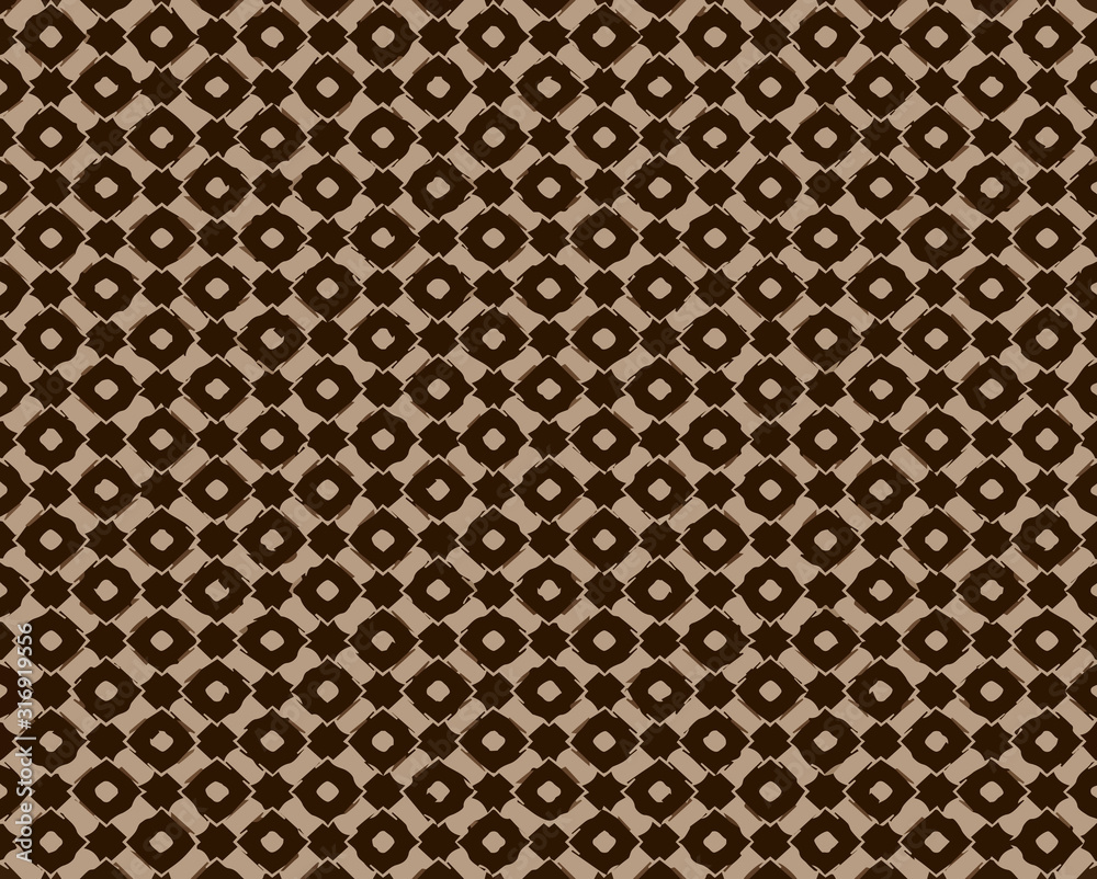 Fototapeta premium Seamless pattern in ornamental style. Geometric desing texture for greeting card and gifts.