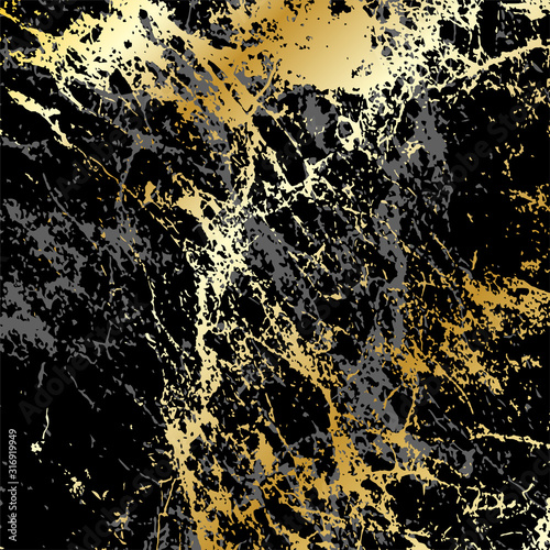 Trendy black marble with gold  great design for any purposes. Golden abstract modern Natural luxury- trendy style background.