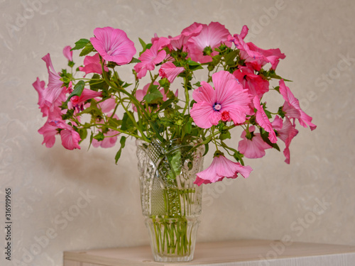 Wallpaper Mural Autumn, multi-colored floral bouquet in a vase. Torontodigital.ca