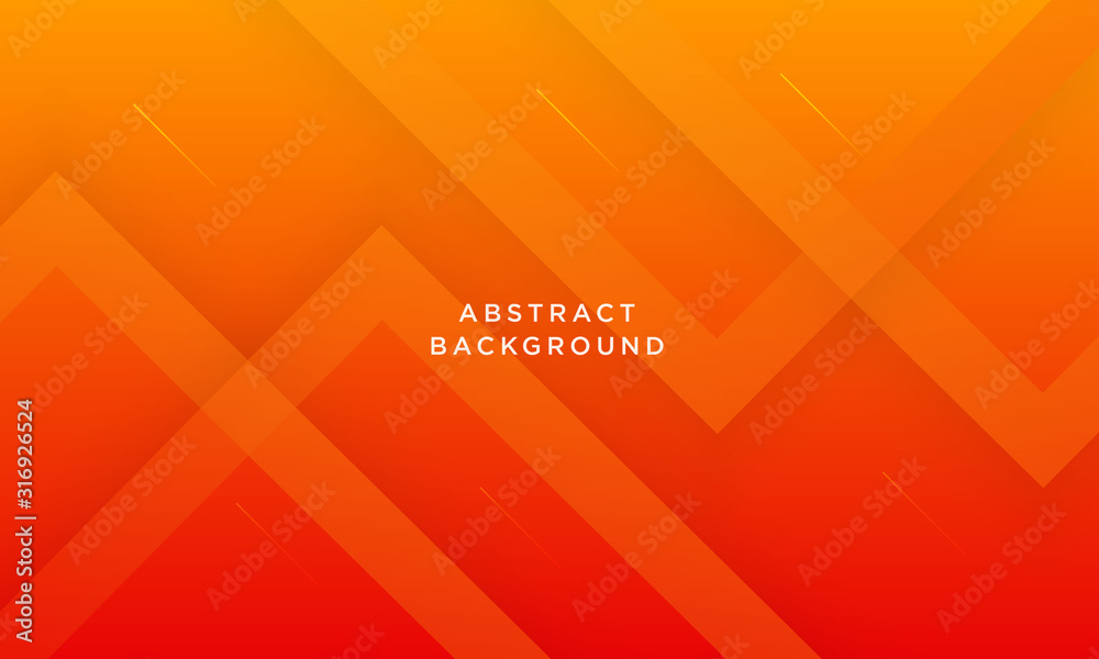 Abstract minimal orange background with geometric creative and minimal gradient concepts, for posters, banners, landing page concept vectors.