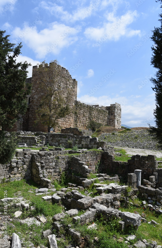 Ruine der Kreuzfahrerburg in Byblos