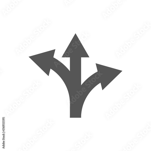 Way vector icon illustration design template