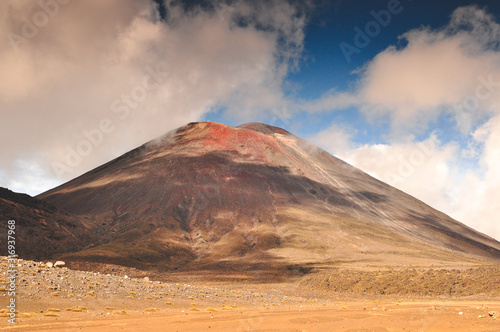 New Zealand volcano scenery