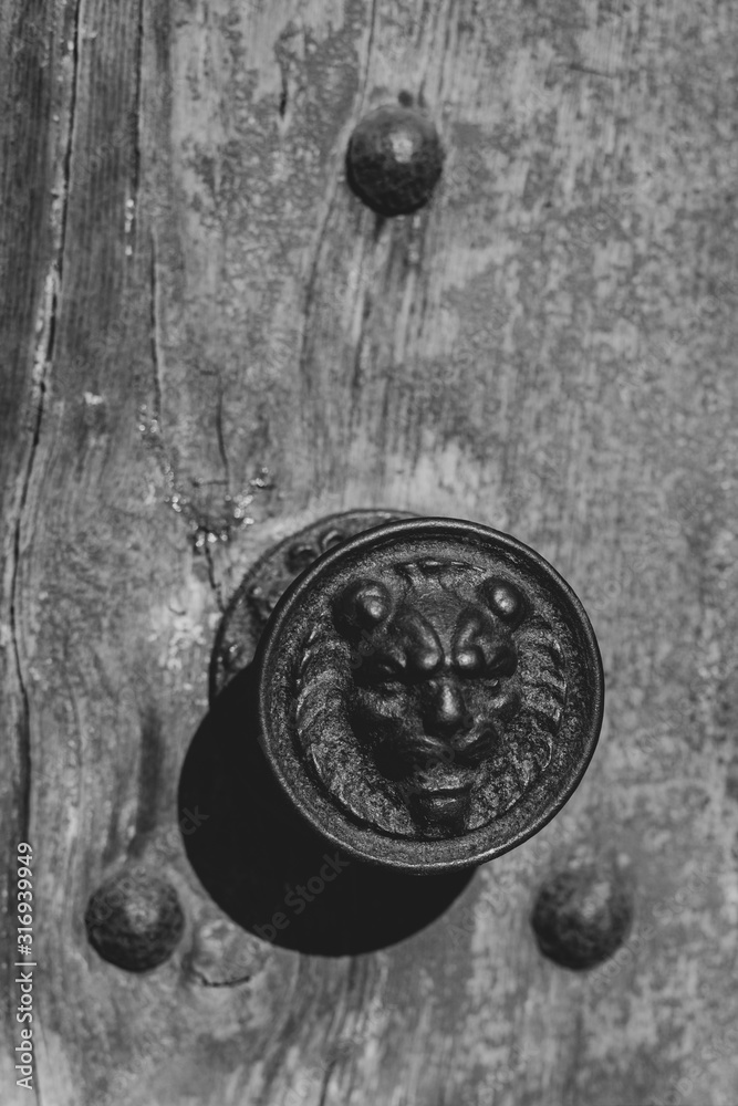 Close up of an old knocker