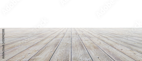 Empty floor with white walls and floor. Empty room studio gradient used for background and display your product. 3d illustration