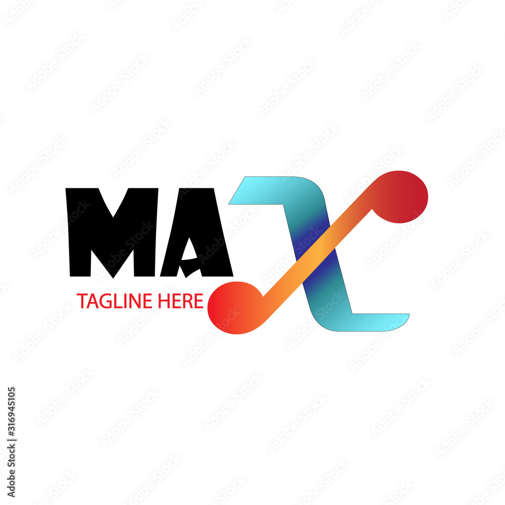 Max Logo Letter Vector Template Design Illustration Max Logo Letter Vector Template Design Illustration