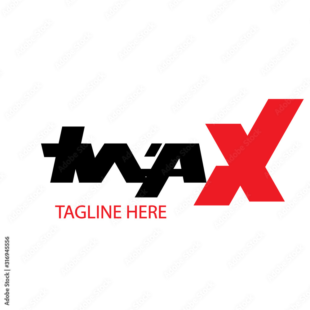 Max Logo Letter Vector Template Design Illustration Max Logo Letter Vector Template Design Illustration