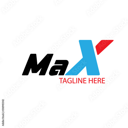 Max Logo Letter Vector Template Design Illustration