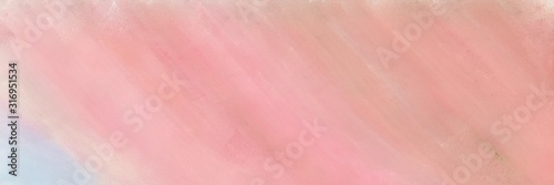 abstract painting banner wallpaper with light pink, light gray and rosy brown colors