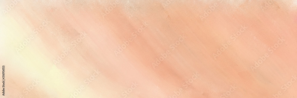 Fototapeta premium abstract painting simple with baby pink, burly wood and papaya whip colors