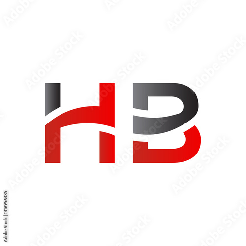 Free Download letter HB Logo Design Vector Template. Initial HB Letter Design Vector Illustration - GFXLoad
