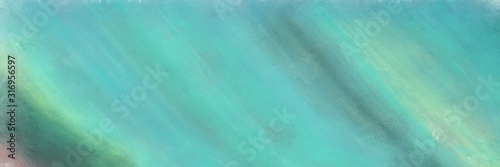 abstract painting banner lines with medium aqua marine, dim gray and pastel gray colors