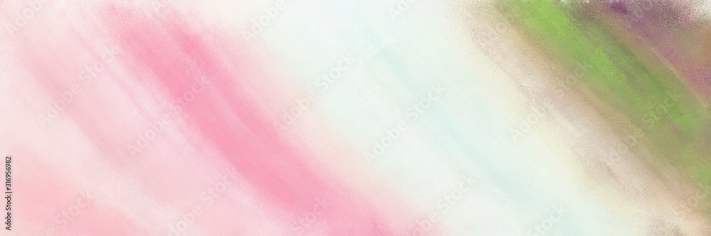 Fototapeta premium abstract painting header with pastel pink, misty rose and gray gray colors