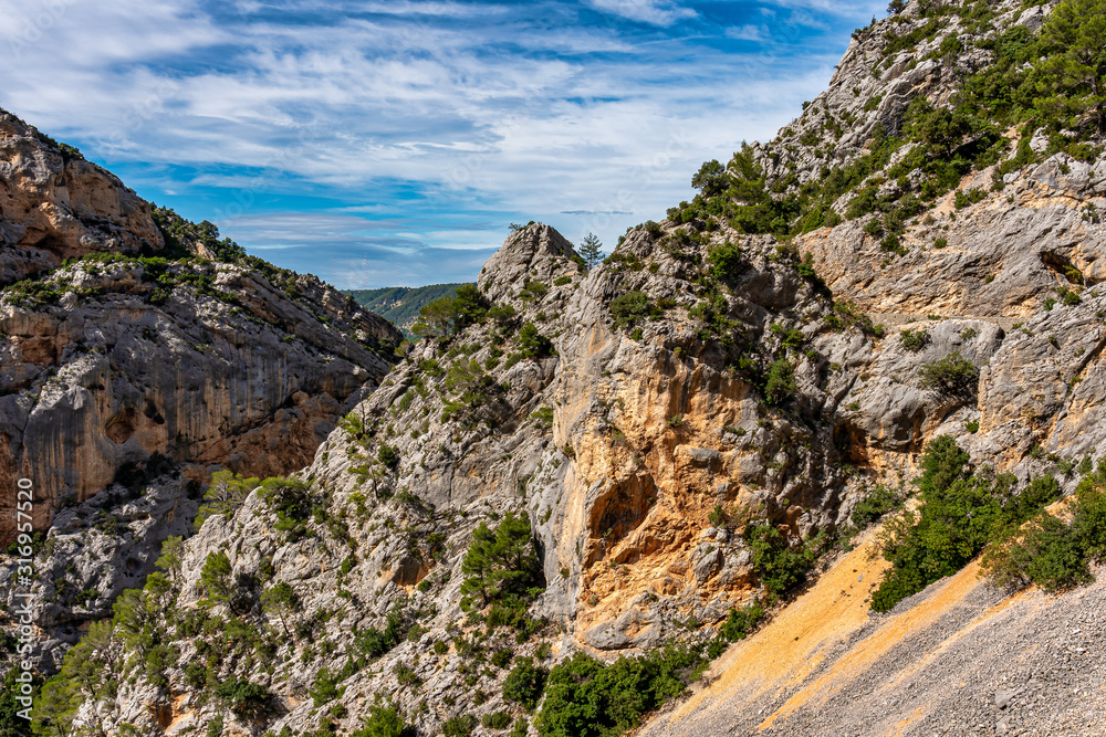 Verdon Gorge, Gorges du Verdon in French Alps, Provence, France