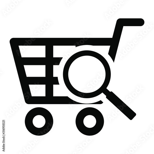  Shopping icon vector. E-commerce illustration sign. eshop symbol.