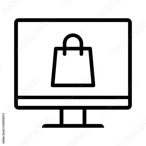  Shopping icon vector. E-commerce illustration sign. eshop symbol.