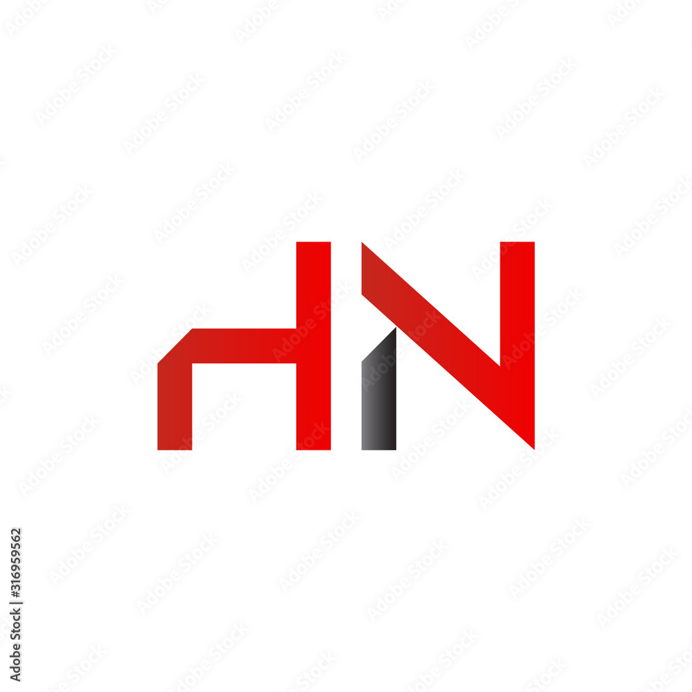 letter HN Logo Design Vector Template. Initial HN Letter Design Vector Illustration letter HN Logo Design Vector Template. Initial HN Letter Design Vector Illustration