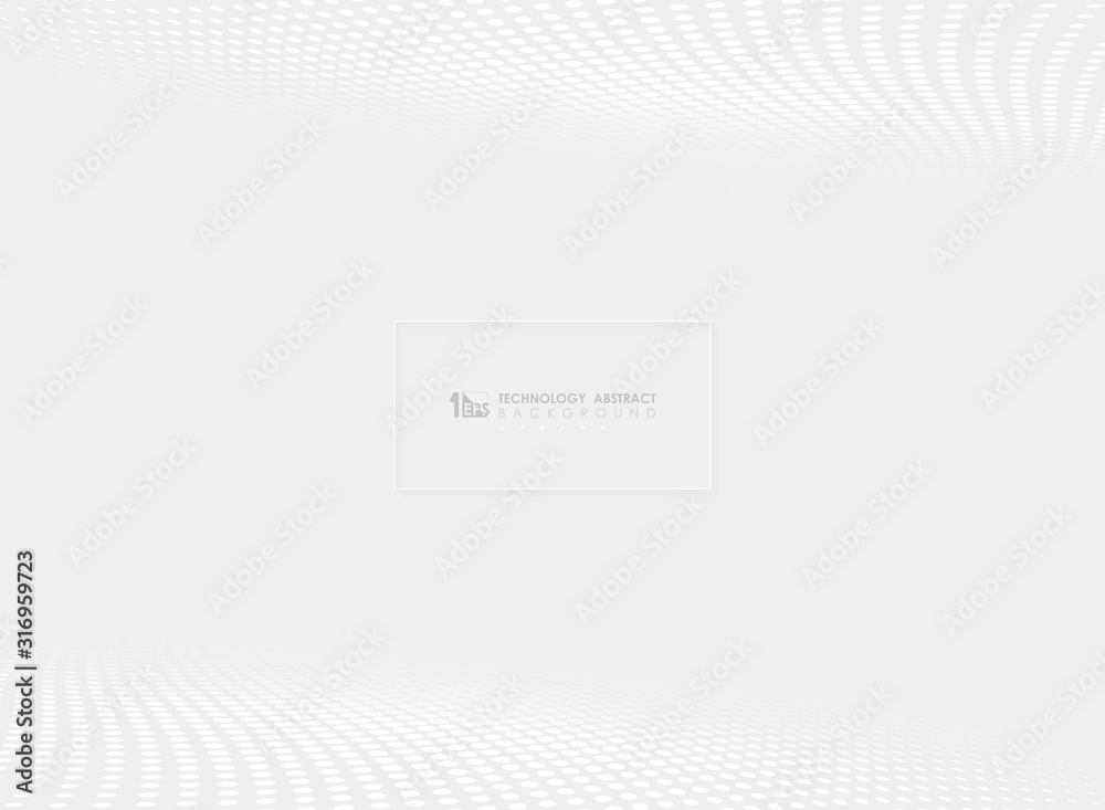 Abstract white dots pattern design decorative background. illustration vector eps10