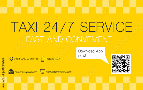 Set of taxi service business banner, poster, flyer. Taxi pickup service layout templates. Vector illustration. eps 10