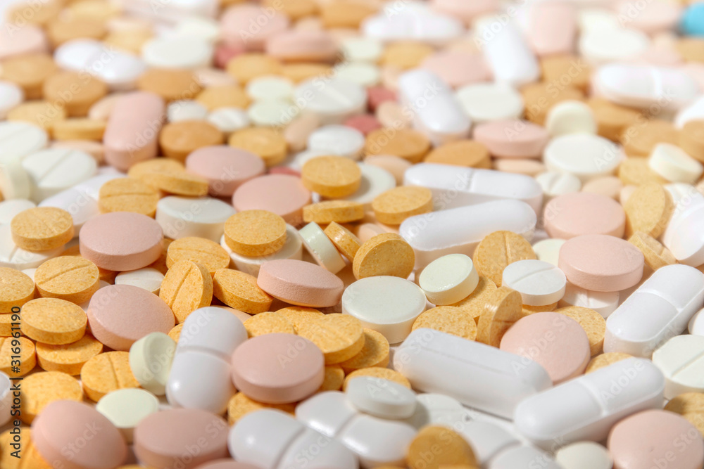 Assorted mix of pills Assorted mix of pills