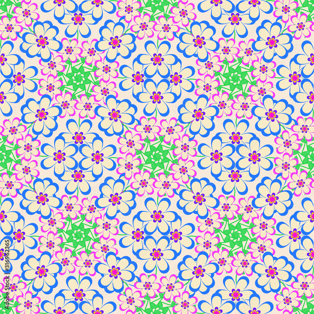 seamless pattern with flowers seamless pattern with flowers
