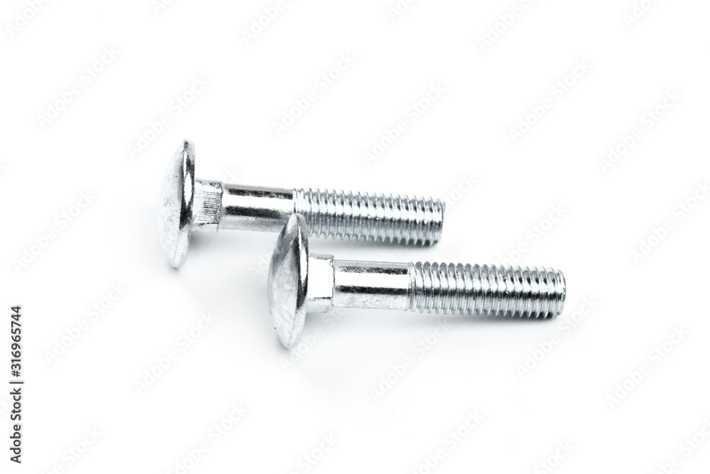 screw bolts isolated on white background - Image screw bolts isolated on white background - Image