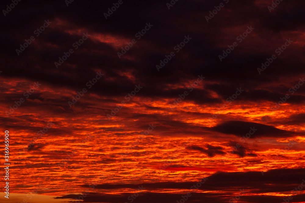 beautiful sunset clouds
