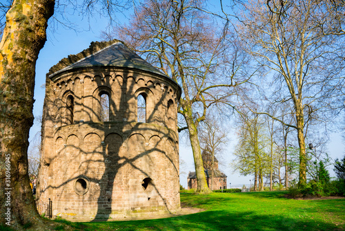 Barbarossa ruin or St Maartens chapel in park Valkhof, in Nijmegen, The Netherlands 5 photo