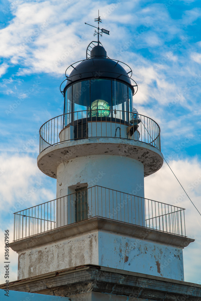 Cadaqués, Catalonia / Spain - December 1st, 2019: Cap de Creus Lighthouse Cadaqués, Catalonia / Spain - December 1st, 2019: Cap de Creus Lighthouse