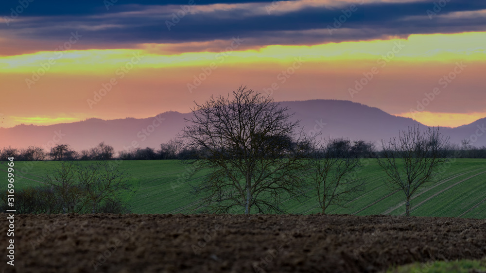 Obraz premium Burning Sky