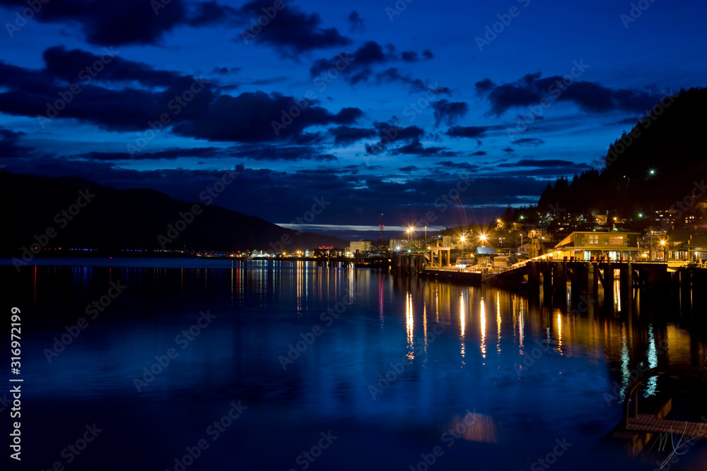 night view of lake night view of lake