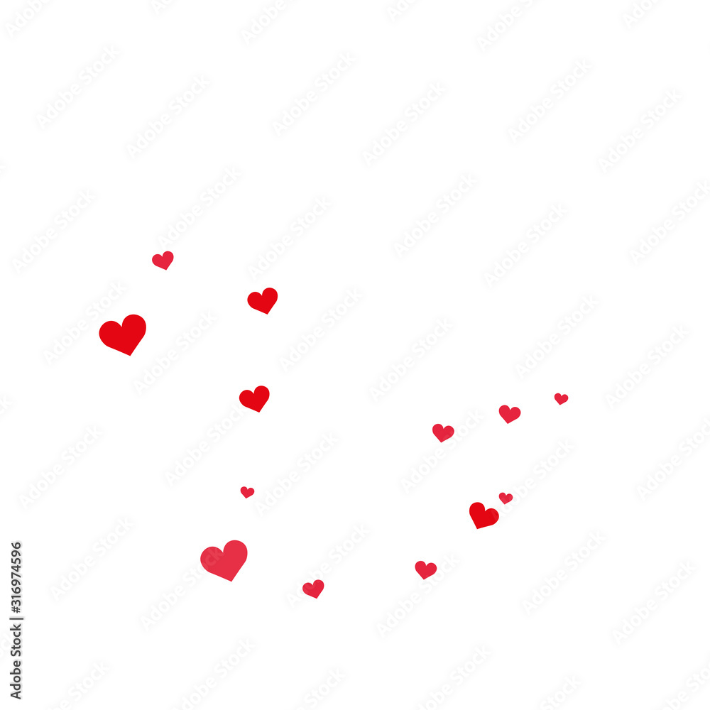 Hearth. Valentine Day. Vector icon illustration Flat design