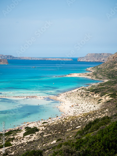 A day on the cruise ship to balos lagoon and Gramvousa island setting sail fron chania on the greek island of crete
