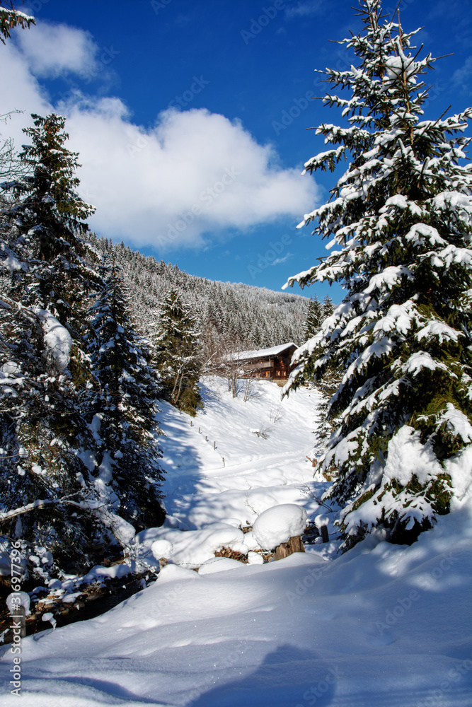 winter landschaft in den österreichischen alpen winter landschaft in den österreichischen alpen
