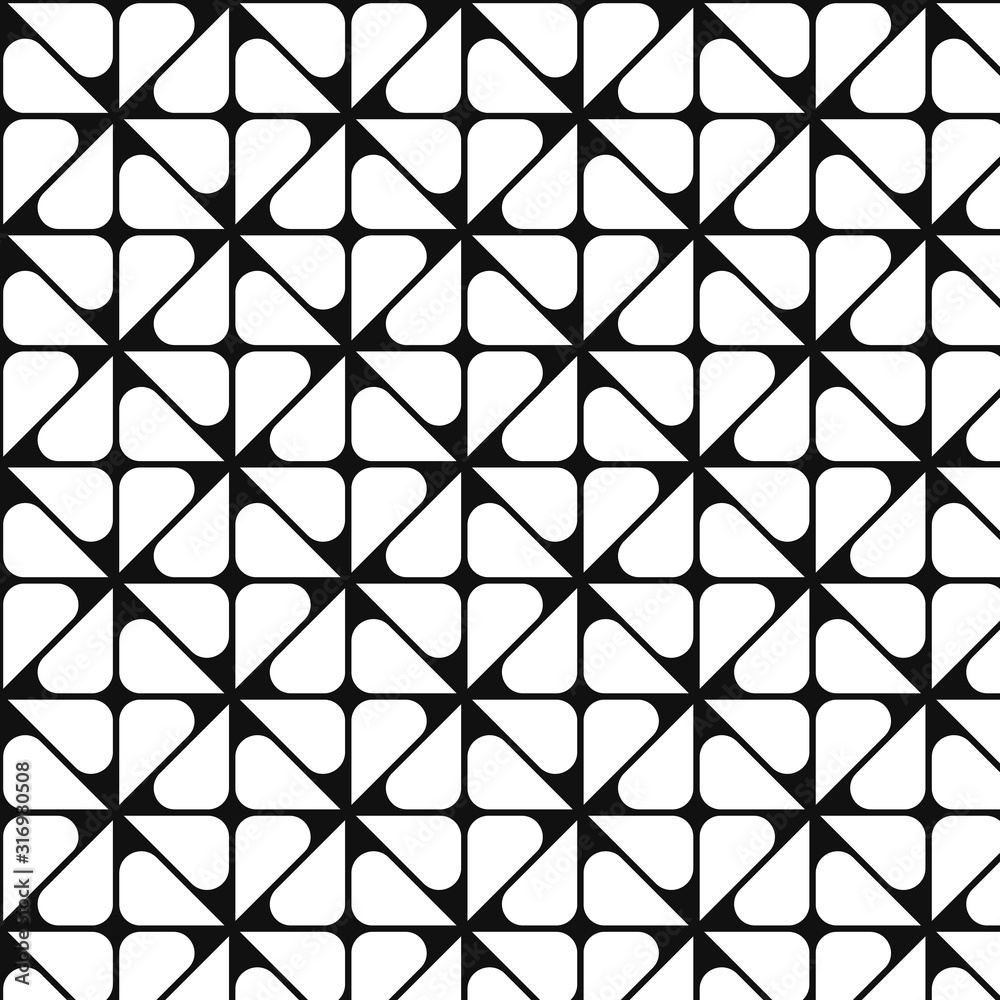 Fototapeta premium Modern trendy seamless geometric pattern.