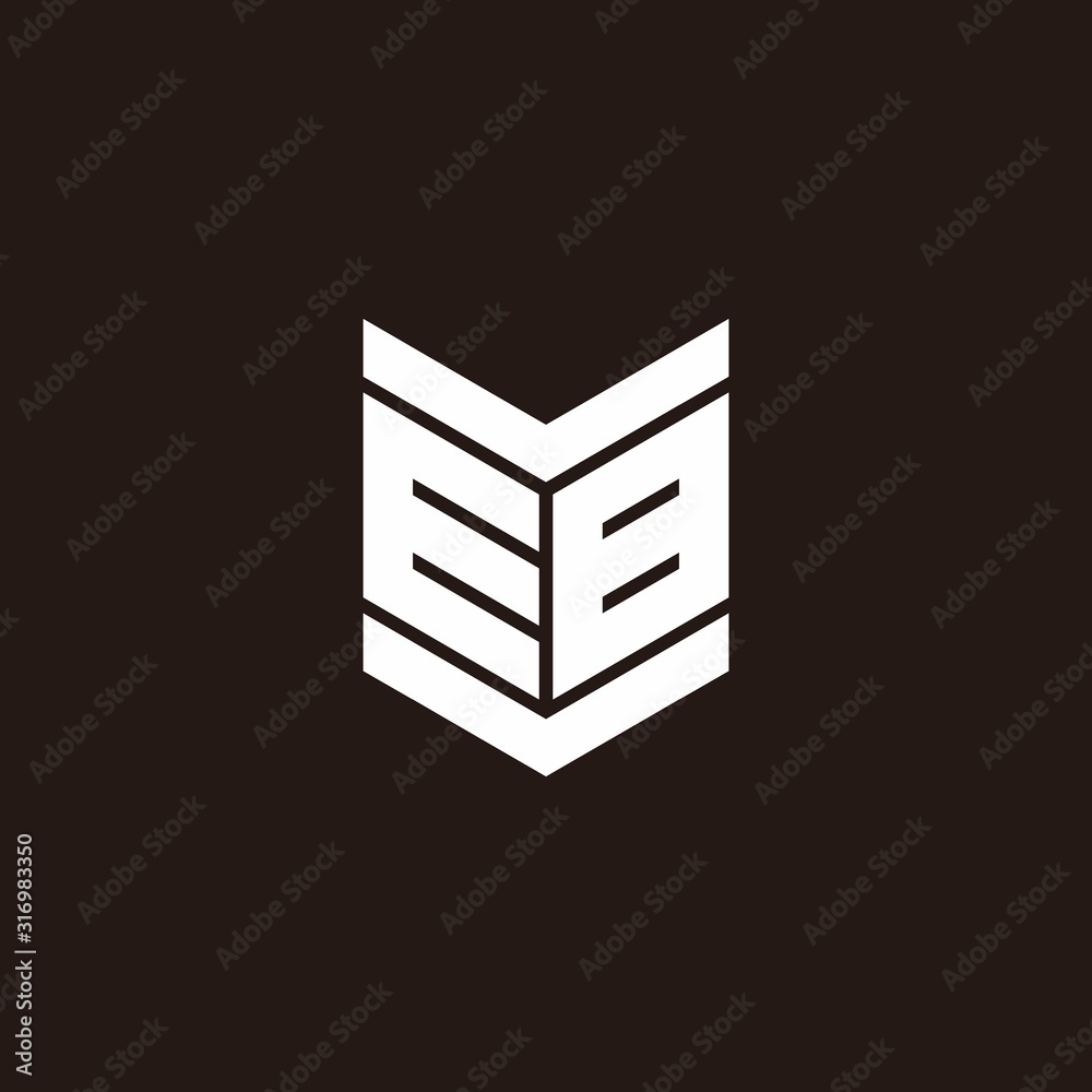 Logo alphabet monogram with emblem style Logo alphabet monogram with emblem style