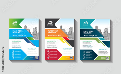 Vector Brochure modern design Layout template info graphic