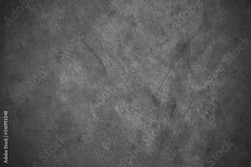 Texture of old gray concrete wall for background.